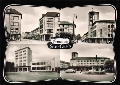 AK / Ansichtskarte Saarlouis Saarlautern Motive Stadtzentrum