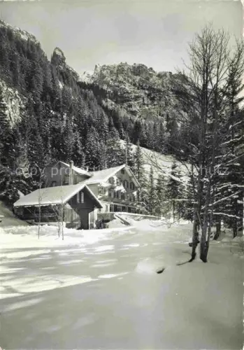 AK / Ansichtskarte Kandersteg Adelboden BE Hotel Doldenhorn Winterlandschaft Berner Alpen