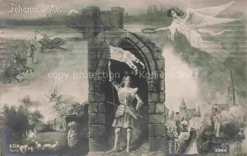 AK / Ansichtskarte JEANNE d ARC Rouen Orleans EOK Paris Nr. 3044 Engel