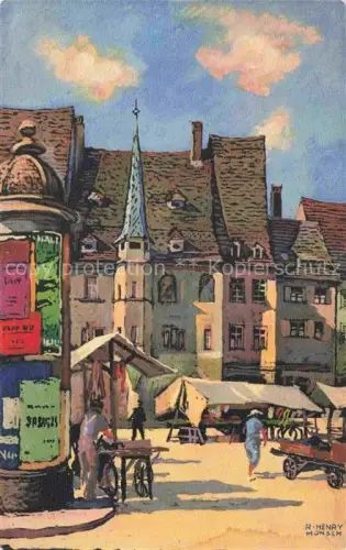 AK / Ansichtskarte MueNSCH R. Henry Kuenstlerkarte Mulhouse No. 491