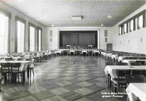 AK / Ansichtskarte Lohr Main Stadthalle Festsaal