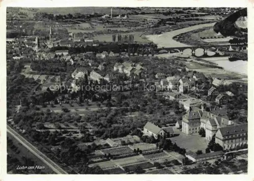 AK / Ansichtskarte Lohr Main Fliegeraufnahme