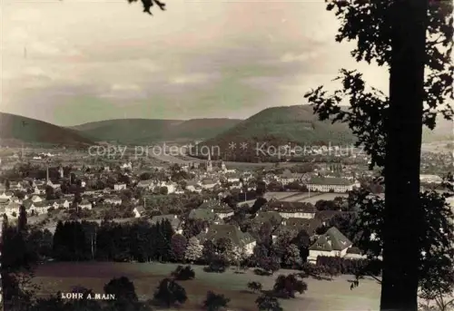 AK / Ansichtskarte Lohr Main Panorama