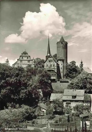 AK / Ansichtskarte Schlitz Hessen Panorama Burg Schlitz