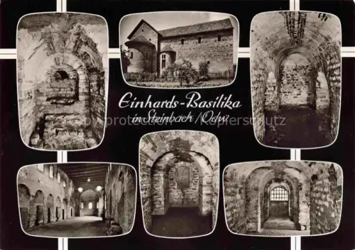 AK / Ansichtskarte Steinbach Michelstadt Odenwaldkreis Hessen Einhards Basilika Baubild Teilansichten