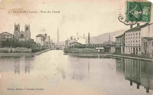 AK / Ansichtskarte Couzon MOULINS 03 Allier Port du Canal