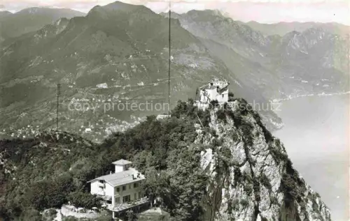 AK / Ansichtskarte LUGANO Lago di Lugano TI Monte San Salvatore
