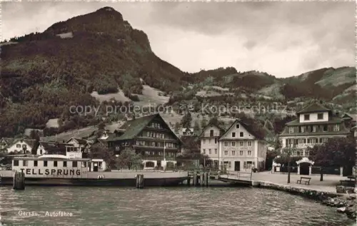 AK / Ansichtskarte Gersau Vierwaldstaettersee SZ Autofaehre