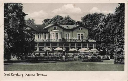 AK / Ansichtskarte BAD HARZBURG Niedersachsen Kasino Terrasse