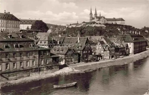 AK / Ansichtskarte BAMBERG Bayern Blick ueber die Stadt zum Michelsberg