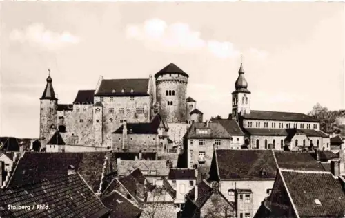 AK / Ansichtskarte Stolberg Rheinland Teilansicht mit Burg Kirche
