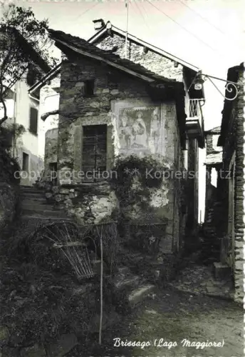 AK / Ansichtskarte Brissago Lago Maggiore TI Gasse Altstadt