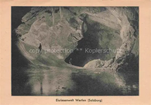 AK / Ansichtskarte Werfen SALZBURG AT Eisriesenwelt Hoehle im Tennengebirge