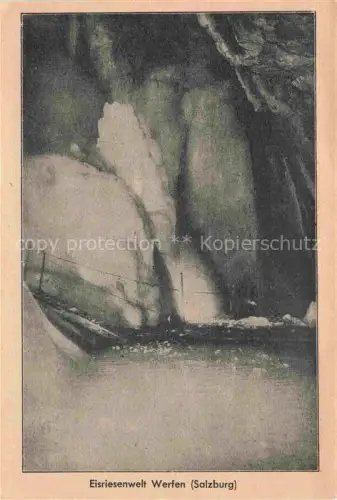 AK / Ansichtskarte Werfen SALZBURG AT Eisriesenwelt Hoehle im Tennengebirge