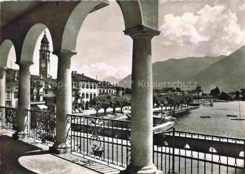 AK / Ansichtskarte Ascona Lago Maggiore TI Piazza Arkaden