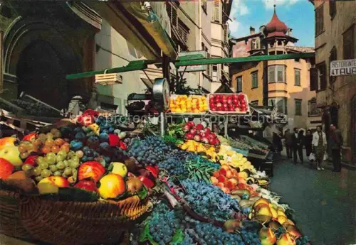 AK / Ansichtskarte Bozen  BOLZANO Suedtirol IT Obstmarkt
