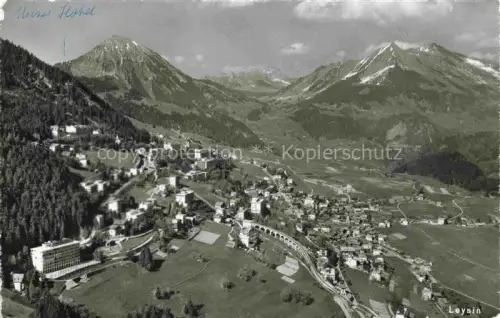 AK / Ansichtskarte Leysin VD Fliegeraufnahme