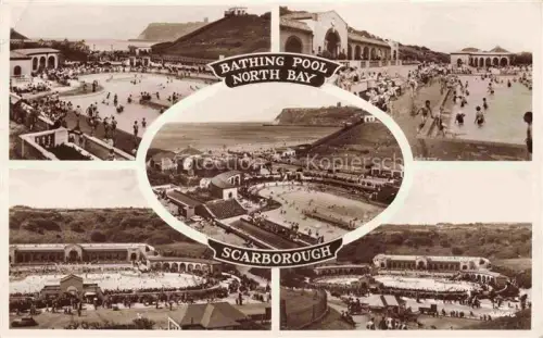AK / Ansichtskarte Scarborough  Yorkshire UK Bathing Pool North Bay