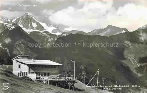 AK / Ansichtskarte Kals-Lesach Grossglockner Tirol AT Bergbahn Restaurant Glocknerblick