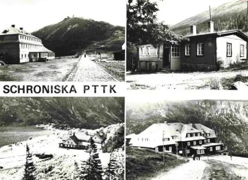 AK / Ansichtskarte Schroniska Beskid Slaski Tatry Wysokie PL Pod Sniezka Nad Mala Lomnieczka Samotnia Strzecha Akademicka