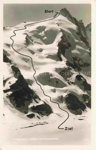 AK / Ansichtskarte HEILIGENBLUT Kaernten AT Grossglockner Ski-Rennstrecke