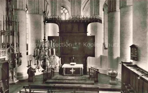 AK / Ansichtskarte Norden  Norddeich Nordseebad AURICH Niedersachsen Inneres der Ludgerikirche
