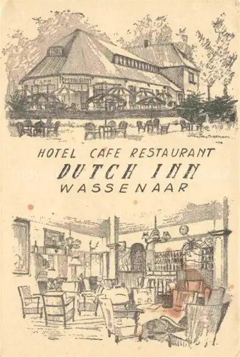 AK / Ansichtskarte Wassenaar DEN HAAG La Haye NL Hotel Cafe Restaurant Dutch Inn