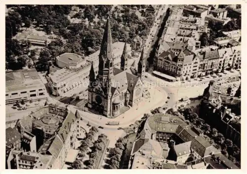 AK / Ansichtskarte BERLIN  CITY Kaiser Wilhelm Kirche Fliegeraufnahme