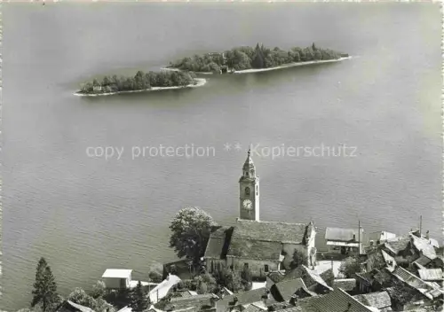 AK / Ansichtskarte Ronco Ascona Locarno Lago Maggiore TI Chiesa e Isole