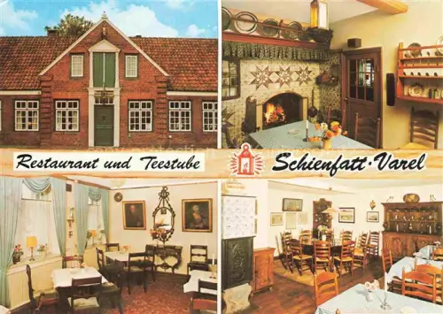 AK / Ansichtskarte Varel Jadebusen Friesland Niedersachsen Restaurant und Teestube Schienfatt Teilansichten