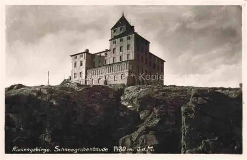 AK / Ansichtskarte Krummhuebel Karpacz Riesengebirge PL Schneegrubenbaude Bergbaude