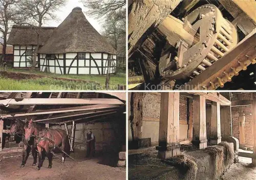 AK / Ansichtskarte Oberbauerschaft Buende Westfalen Rossmuehle Innenansichten