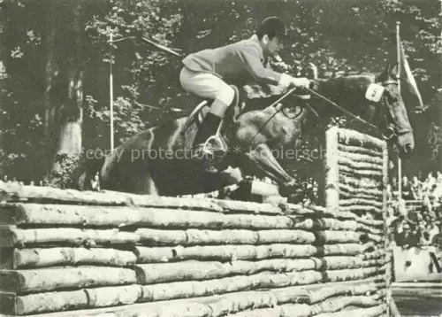 AK / Ansichtskarte Pferdesport Pferderennen Reitsport Fritz Ligges auf NINO 