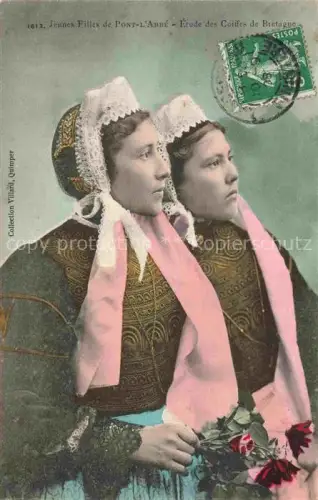AK / Ansichtskarte Pont-l Abbe 29 Finistere Tracht Coiffe Bretagne