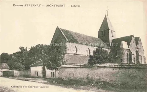 AK / Ansichtskarte Montmort-Lucy Epernay 51 Marne Eglise