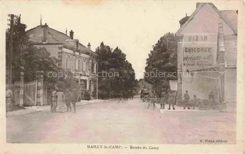 AK / Ansichtskarte Mailly-le-Camp Mailly-sur-Aube Troyes 10 Aube Entree du Camp