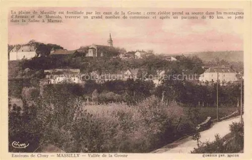 AK / Ansichtskarte Massilly MACON 71 Saone-et-Loire Environs de Cluny Vallee de la Grosne