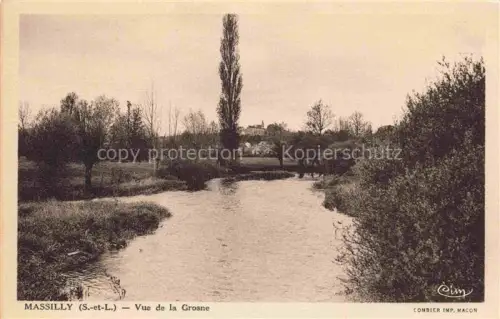 AK / Ansichtskarte Massilly MACON 71 Saone-et-Loire Vue de la Grosne