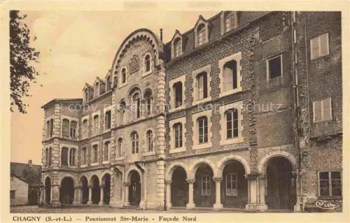 AK / Ansichtskarte Chagny  71 Saone-et-Loire Pensionnat Ste Marie Facade Nord