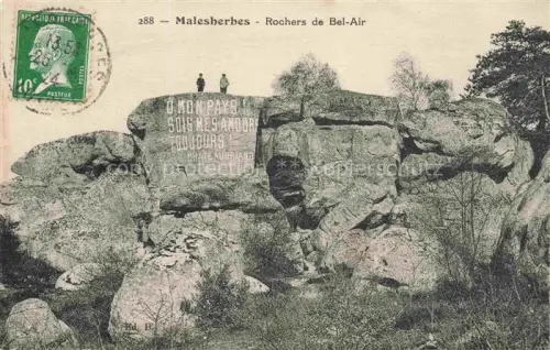 AK / Ansichtskarte Malesherbes Pithiviers 45 Loiret Rochers de Bel Air