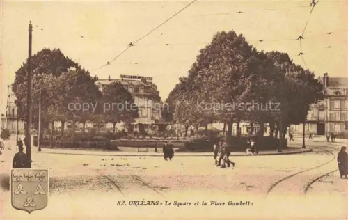 AK / Ansichtskarte ORLEANS 45 Loiret Le Square et la Place Gambetta