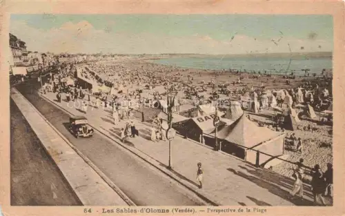AK / Ansichtskarte Les Sables-d Olonne 85 Perspective de la Plage