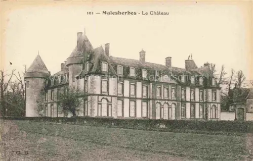 AK / Ansichtskarte Malesherbes Pithiviers 45 Loiret Le Chateau