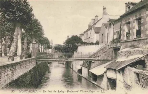 AK / Ansichtskarte MONTARGIS 45 Loiret Un bras du Loing Boulevard Victor Hugo