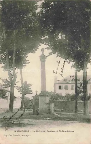 AK / Ansichtskarte Marvejols MENDE 48 Lozere La Colonne Boulevard St Dominique