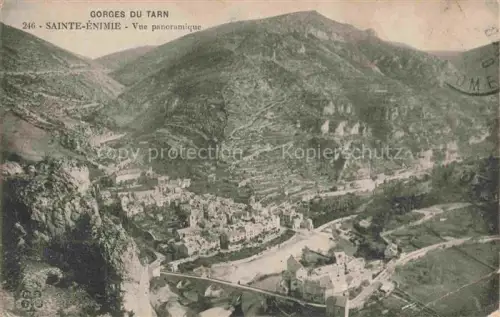 AK / Ansichtskarte Sainte-Enimie FLORAC 48 Lozere Vue Panoramique Gorges du Tarn