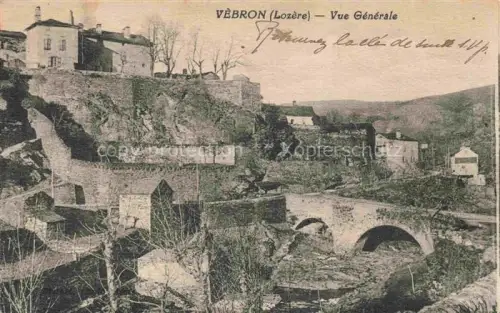 AK / Ansichtskarte Vebron FLORAC 48 Lozere Vue generale