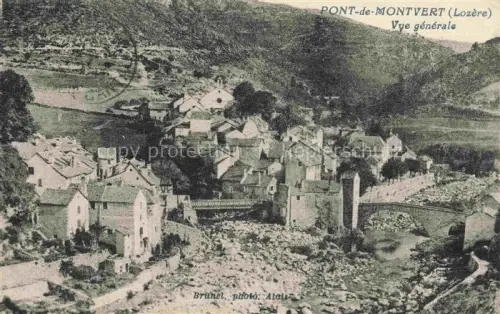 AK / Ansichtskarte Pont-de-Montvert Le FLORAC 48 Lozere Vue generale