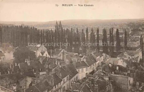 AK / Ansichtskarte MELUN 77 Seine-et-Marne Vue générale Ruines Grande Guerre Truemmer 1. Weltkrieg