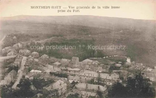AK / Ansichtskarte Montmedy-Haut VERDUN 55 Meuse Vue générale de la ville basse prise du fort